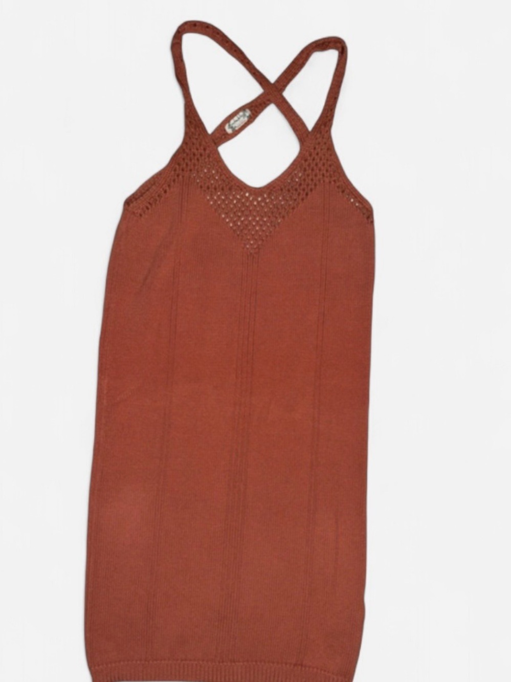 Free People Rust Knit Dress